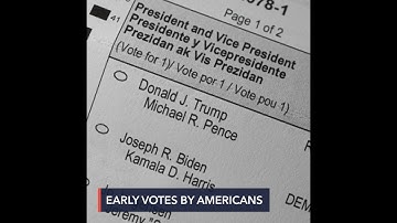 Americans voting early in record numbers in presidential election