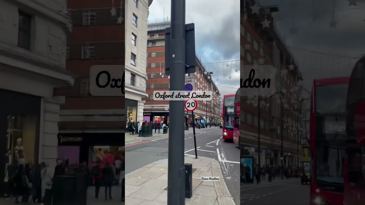 London - Oxford street - Ep. 5 (the Red bus of london)