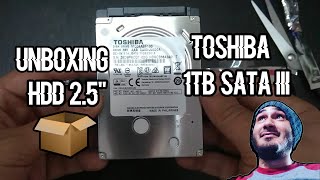 UNBOXING DISCO DURO TOSHIBA DE 1TB 2,5" INTERNO EN ESPAÑOL!!