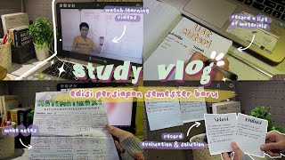 STUDY VLOG : edisi persiapan semester baru🪴🫧 | Zalfa Zulfa