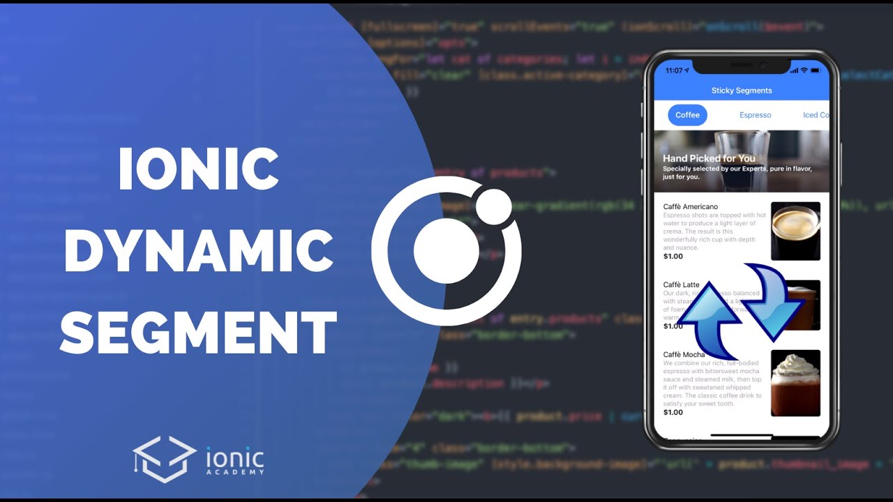 Building Dynamic Sticky Segments with Ionic - YouTube