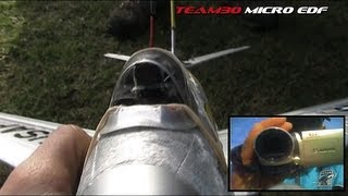 Great Planes 30mm Micro EDF Sabre F-86 jet - FPV flight!