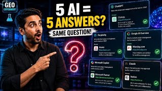 5 AI Search Engines Tested: Why They Give Different Answers (GEO Explained 2026)