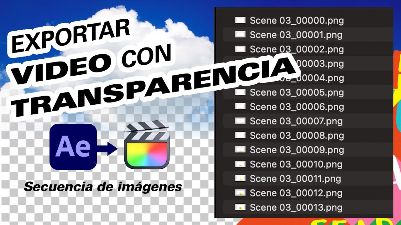 Como Exportar Un Video Con Transparencia En After Effects