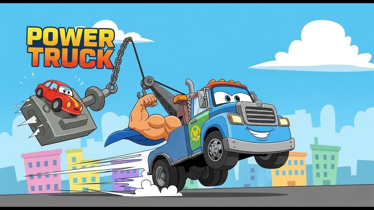 Super Super Power Truck 🚚 Kids Sing-Along Learning Song  || kids cartoon