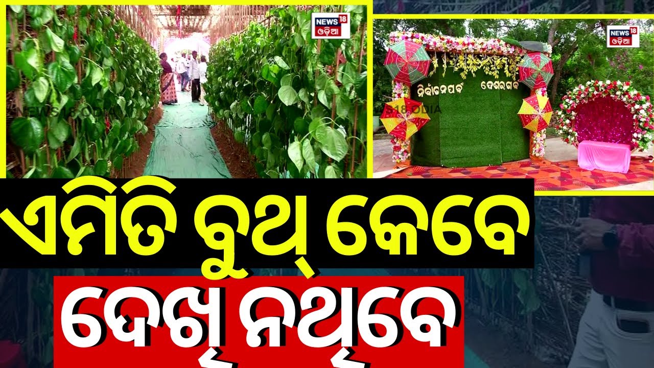 Odisha election 2024|ଏମିତି ବୁଥ୍ କେବେ ଦେଖି ନଥିବେ |Polling Booth Decorated In Kakatpur |Exit Poll 2024