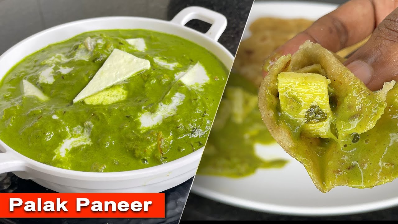 Palak Paneer Recipe in Tamil Paneer Recipes in Tamil Palak Paneer