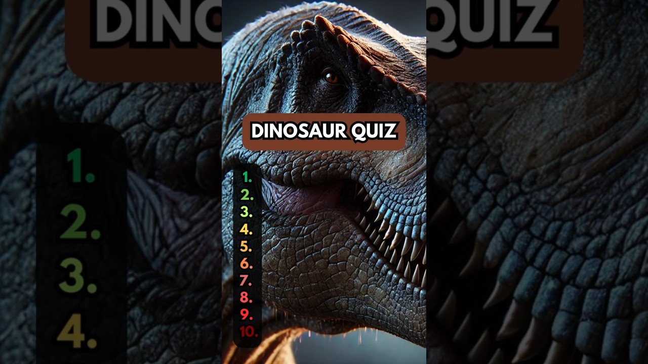 Can You Get 10/10 & Beat the Clock in This Dinosaur Quiz?