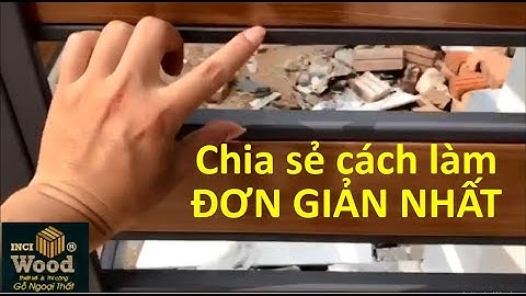 Chia Sẻ Chi Tiết Cách Làm Cổng Sắt Hộp Nan Gỗ Nhựa Composite