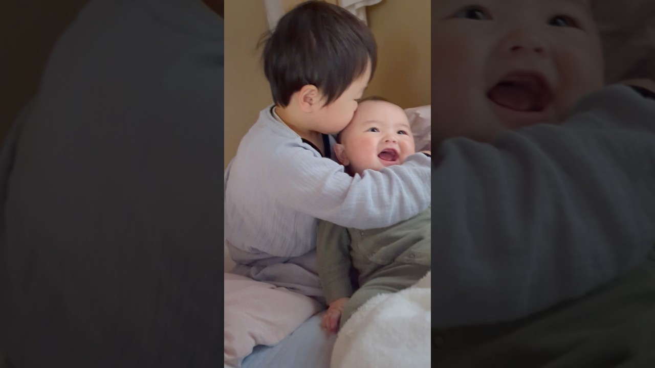 朝から仲良しな2人 / “Sweet together from the morning.”