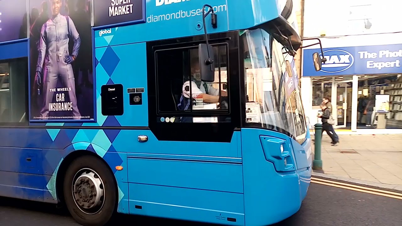 Diamond Bus Service Eccles Bus Station Station England UK 2021