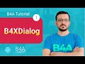 B4X B4A Android Tutorial - B4XDialog part 1