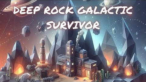Deep Rock Galactic Survivor Engineer Build