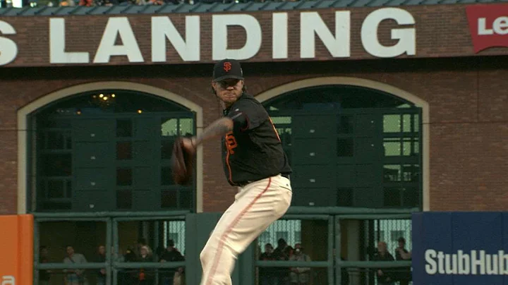 OAK@SF: Peavy pitches five scoreless innings vs. A's