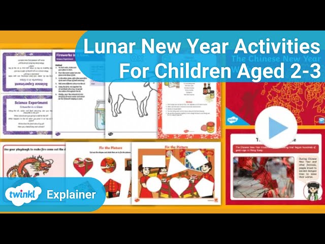 Lunar New Year Activities For Kids - Youtube