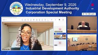 Wednesday, September 09, 2026 - Industrial Development Authority Special Meeting