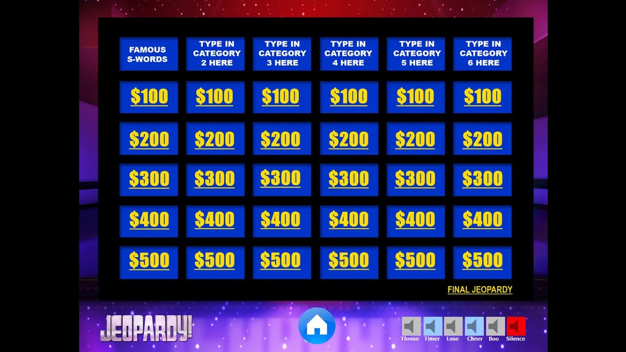 Download THE BEST FREE Jeopardy Powerpoint Template How To Make And Edit Tutorial YouTube