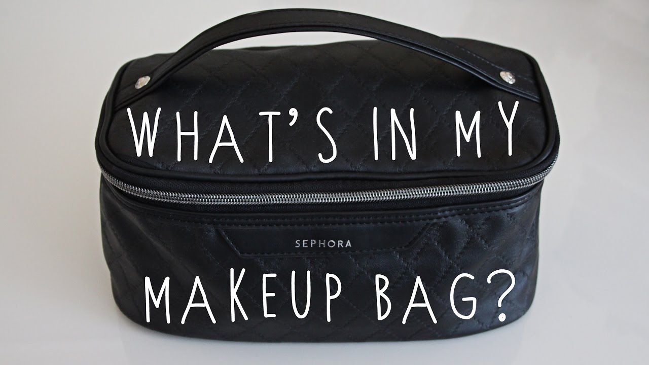 What's In My Travel MAKEUP Bag? 2017 YouTube