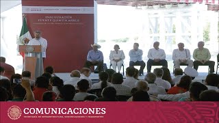 Inauguración Puente Quintín Arauz