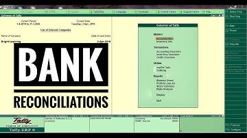 Auto Bank Reconciliation in Tally.Erp9 (GST)