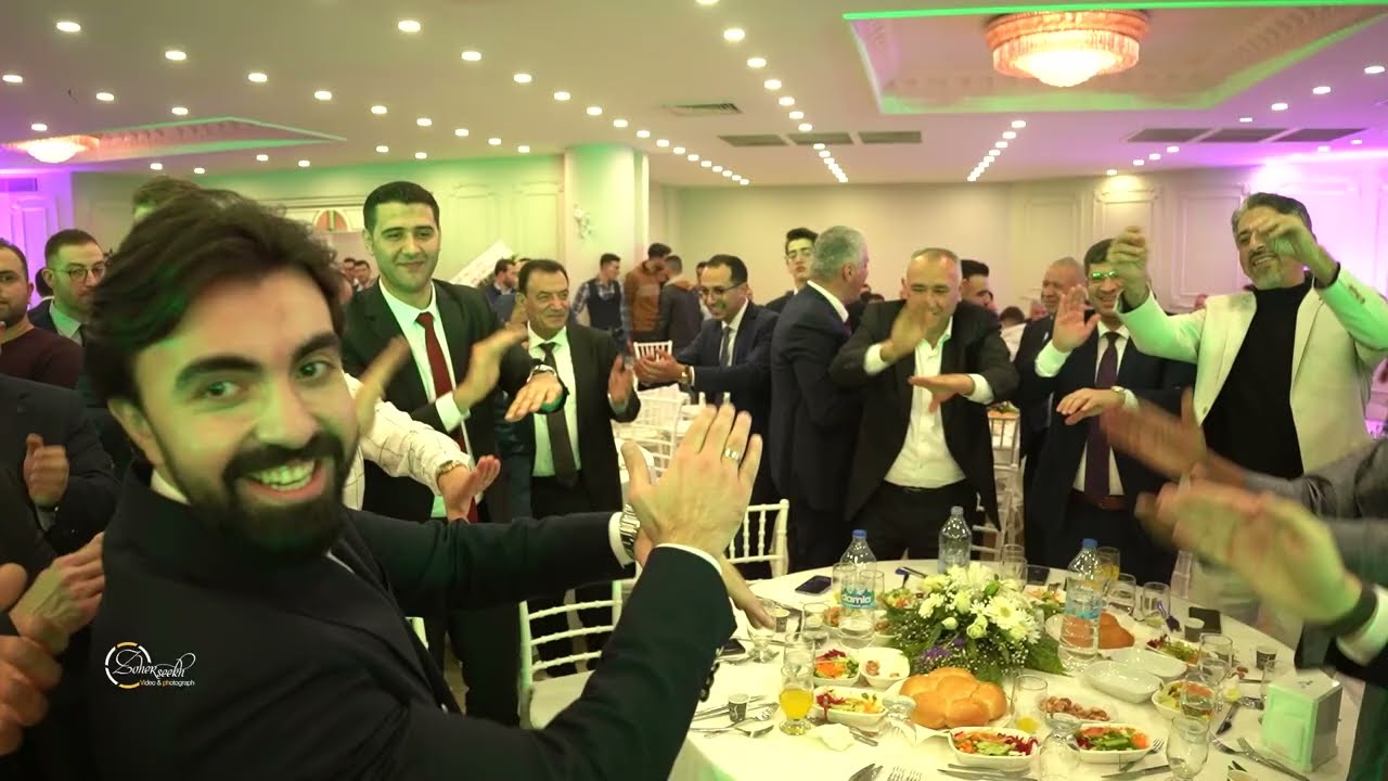 اجمل الاعراس حفل زفاف العريس  عمار حمادة / المنشد  المعتصم بالله العسلي/19/2/2022  تركيا-  ج 2