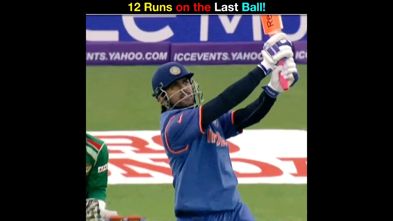 12 Runs on the Last Ball..! 