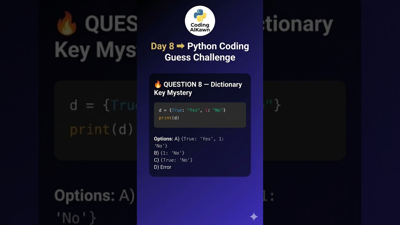 Day 8/40 of Python Coding Challenge!  