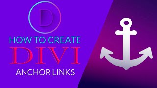 How to create Anchor Links in Divi