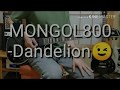 MONGOL800 弾いてみた!--Dandelion guitar cover