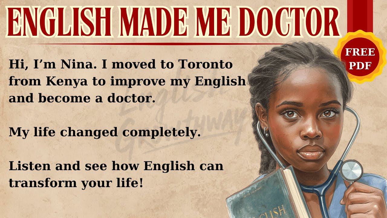 How English Helped Me Become a Doctor | Learn English Through Story | Listening & Reading Practice