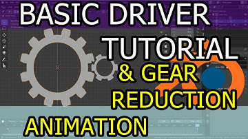 Very Basic Driver Tutorial & Gear Reduction Simulation - Blender