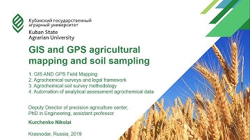 Lecture 2 GIS and GPS agricultural mapping and soil sampling