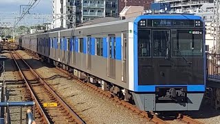 都営地下鉄三田線6500形6502F各駅停車日吉行き新丸子駅到着(2023/4/16)