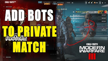 *NEW* How To Add BOTS To Private Matches on Call of Duty MW3 - (EASY GUIDE 2024)