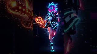 Digital glow effect video #anime
