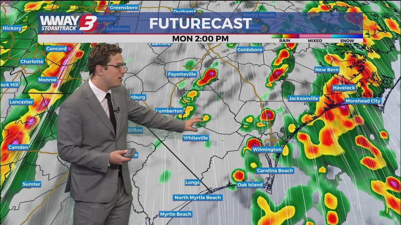 Severe storms expected for your Monday - YouTube