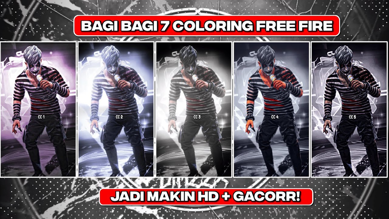7 PRESET CC HD FREE FIRE TERBARU 2025 || COLORING PALING GACOR CUY 🔥 PART 2