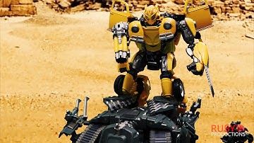 TRANSFORMERS STOP MOTION (Ep. 2) - OPTIMUS PRIME & BUMBLEBEE vs MEGATRON, STARSCREAM & BRAWL