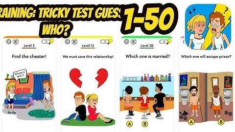 Braining Tricky Test Guess Who Braining Guess Who Riddles Game levels 1 50 Gameplay Walkthrough