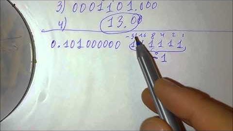 converting binary floating point to decimal. Video - 1