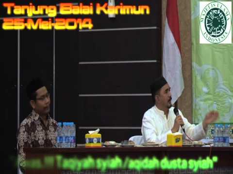 Dialog Terbuka Sunni - Syiah : Mengawal Akidah Ummat dari Aqidah Syiah (2)