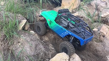 Axial SCX10 G6 Falken Edition Jeep Wrangler Crawling Video!!!