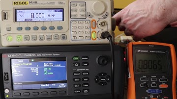 DAQ970A Data collection from amplifier