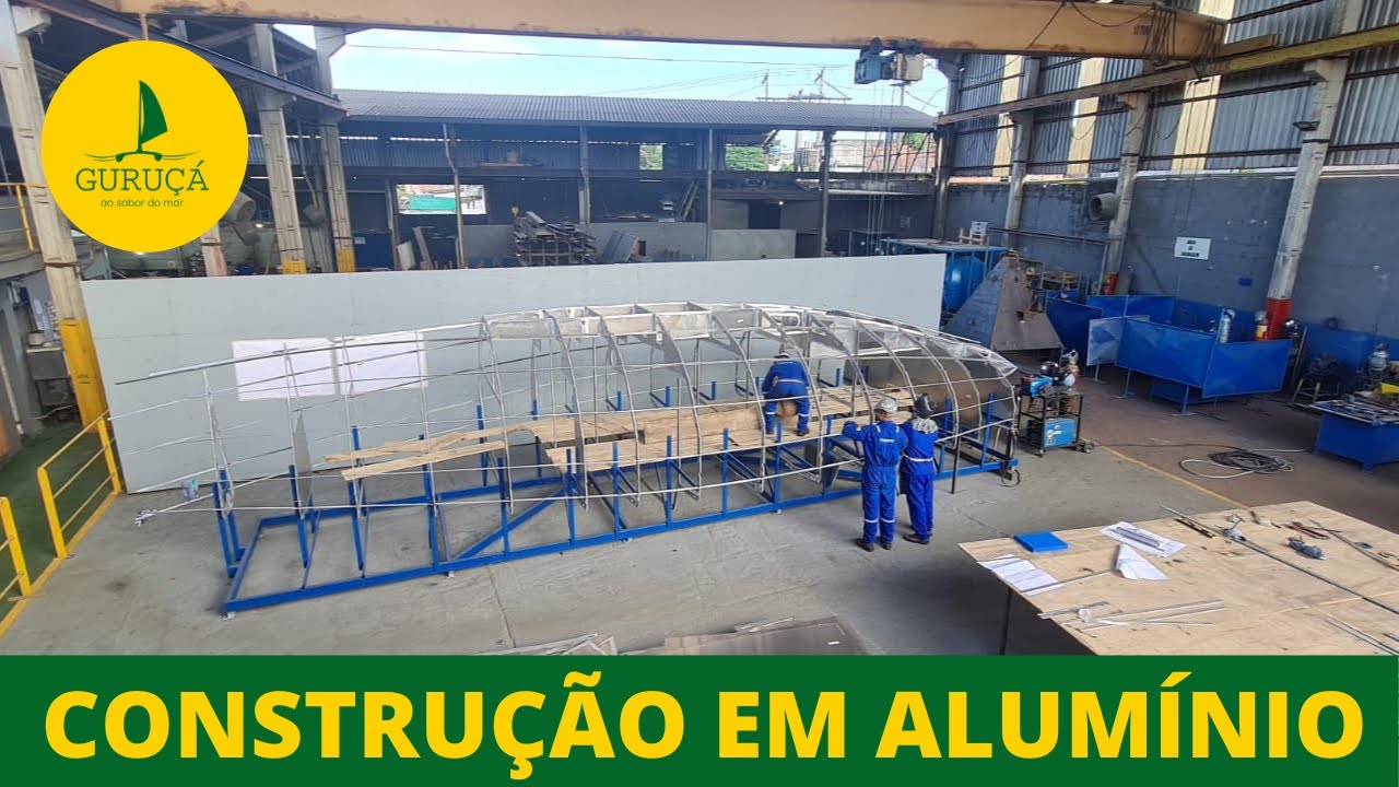 ⁣164| CONSTRUÇÃO DE VELEIROS EM ALUMÍNIO - PARTE 1