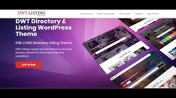 DWT Listing – Directory & Listing WordPress Theme