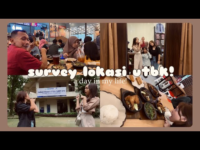 VLOG | a day in my life‼️: survey lokasi utbk, makan sambal bakar, nemenin papa beli jas 💁🏻‍♀️ class=