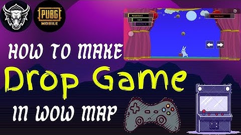 How To Make a Drop Game In Wow Mode | Mini Games  | #visualprogramming | #pubgmwow 