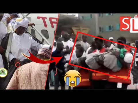 Émouvant à l’aéroport: Des talibés tombent en transe, l’accueil de Cheikh Mahi Niass