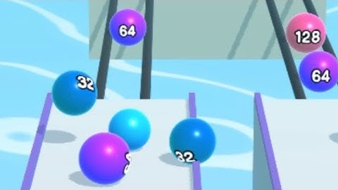 BALL RUN 2048  - All  Levels Gameplay IOS  (Levels 139 -144).