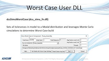 Calculating Worst Case in 3DCS -- 3DCS V7.5 part 5 Worst Case